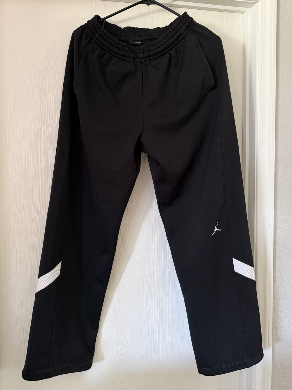 Jordan Black Track Pants with White Trim